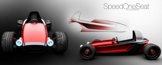 SpeedOneSeat Concept Vehicle by Hannes Fiechtner