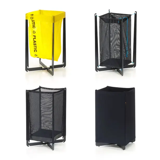 Spider Bin Recyclable Waste Sorting System by Urte Smitaite