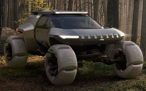 Jeep Spider Off-Road Vehicle with Drone by Wayne Jung