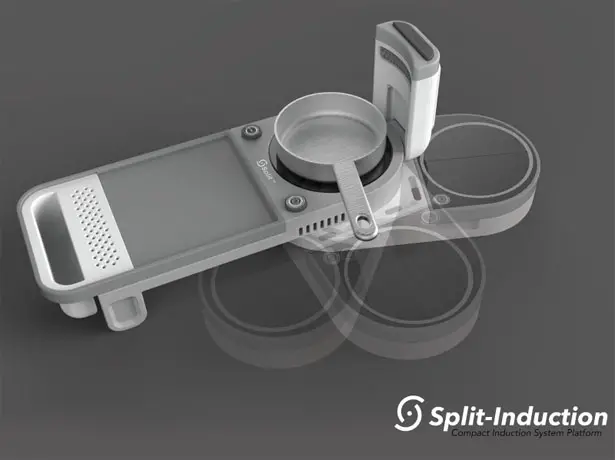 Split Induction - Smart Multiple Cooking Platform System by Julius (Chee Kin) Pang