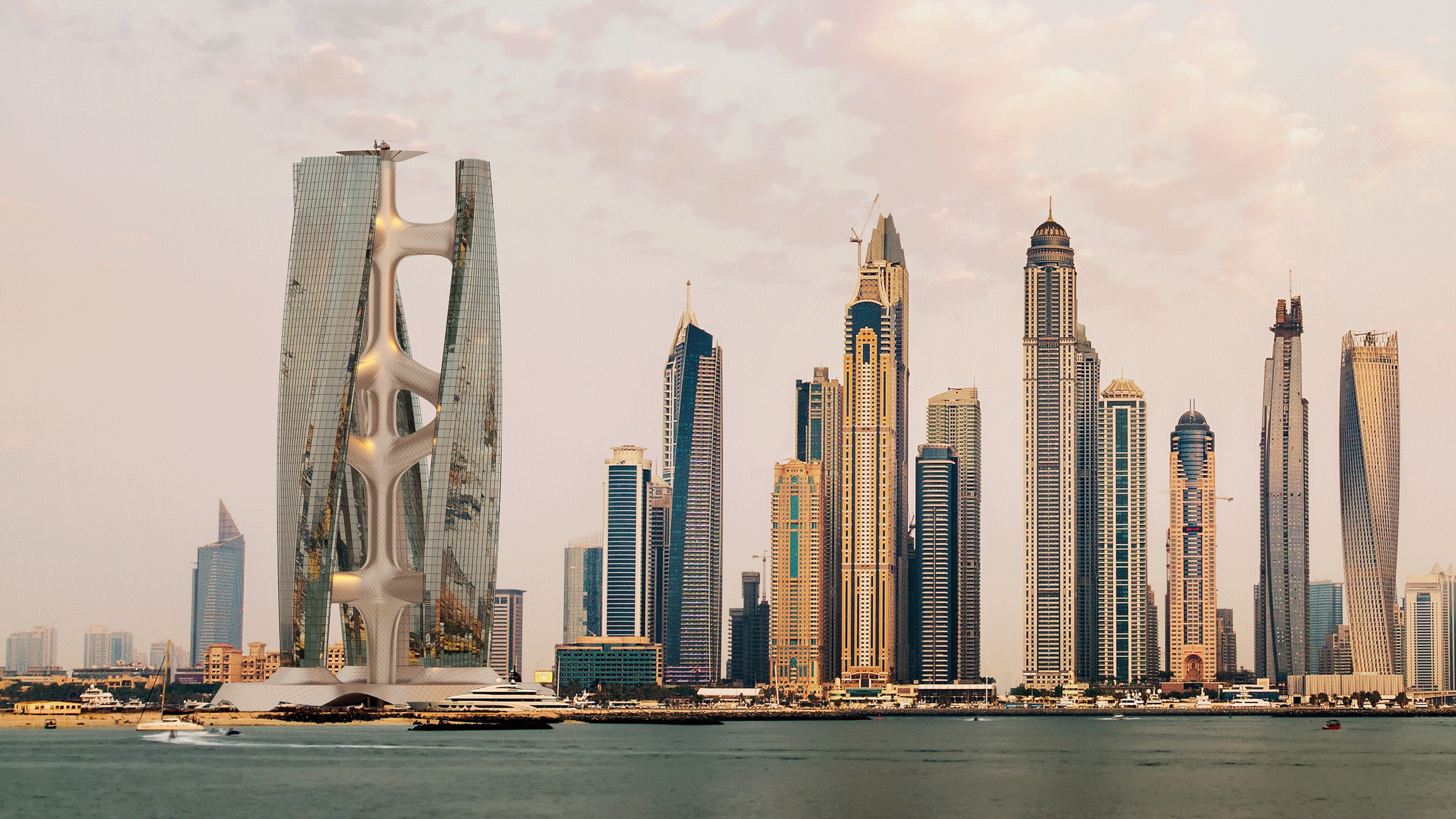Squall Tower Skyscraper by Hayri Atak Architectural Design Studio