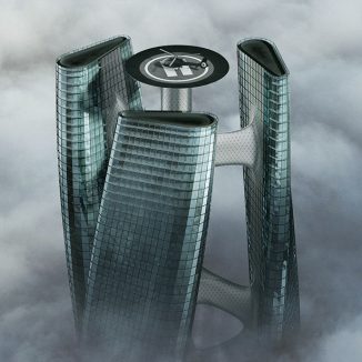 Squall Tower is a Futuristic Inspired Vertical Wind Turbines Skyscraper Concept