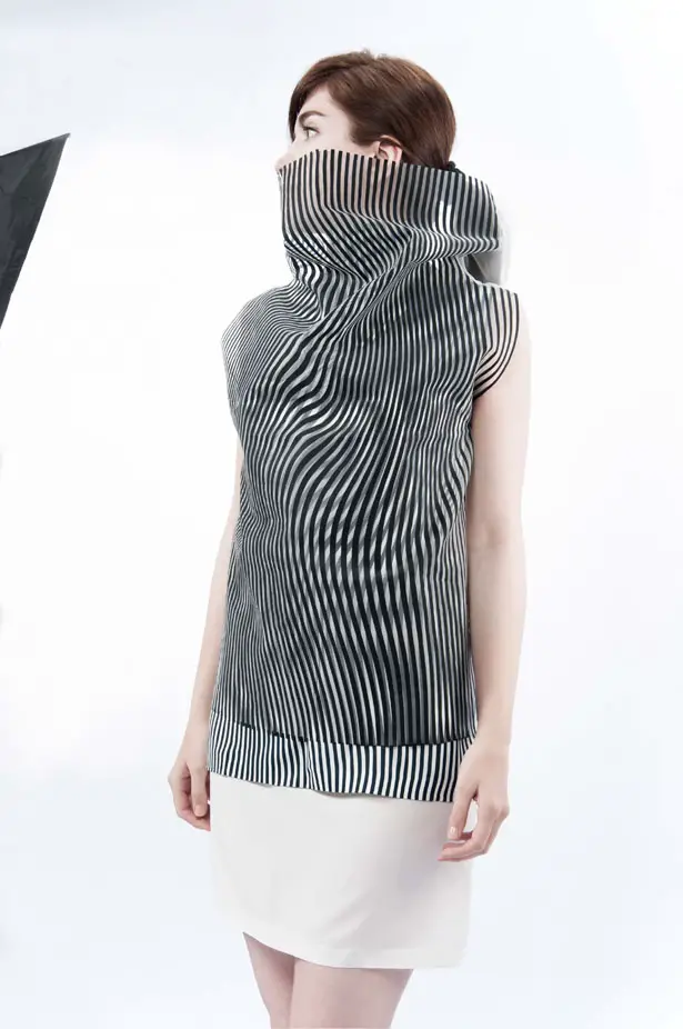 SS17 Fashion Design Uses Optical Illusion by Elaheh Safi