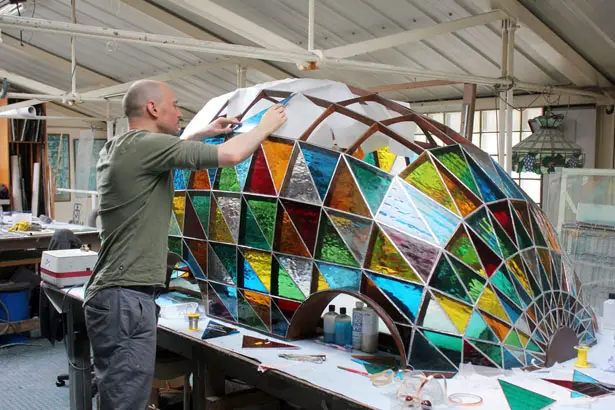 Stained Glass Driverless Sleeper Car by Dominic Wilcox