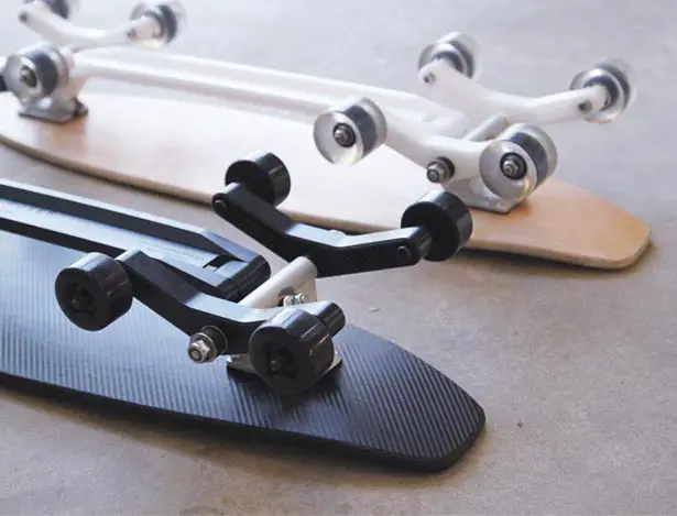 Stair-Rover Skateboard Offers A Smooth Ride Over Rough Surfaces