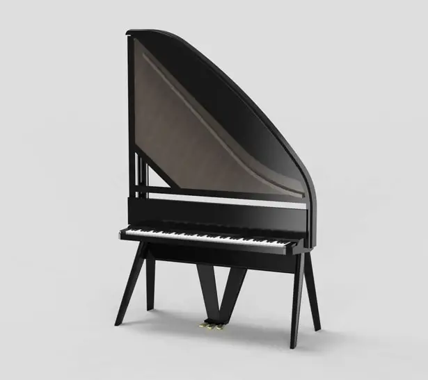 Future Piano Standing Grand Offers Light, Portable, Acoustic Piano by Sarah Nicolls
