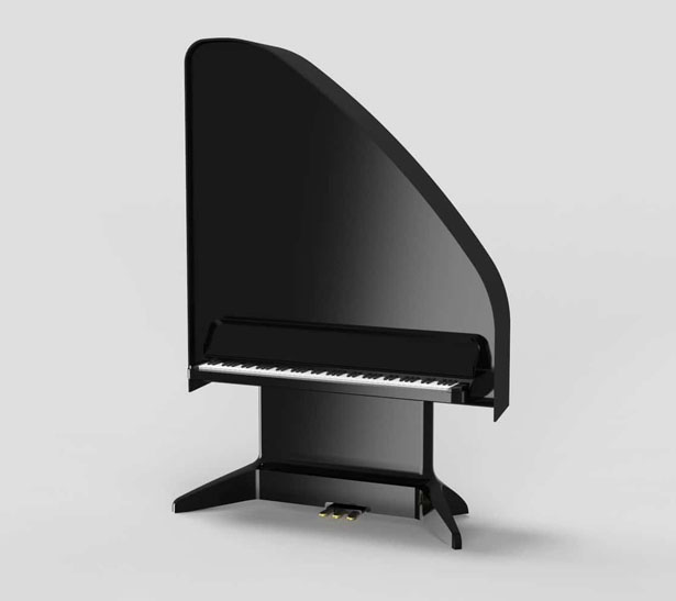 Future Piano Standing Grand Offers Light, Portable, Acoustic Piano by Sarah Nicolls