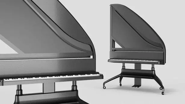 Future Piano Standing Grand Offers Light, Portable, Acoustic Piano by Sarah Nicolls