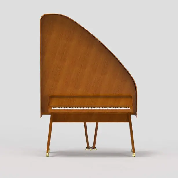 Standing grand piano cheap