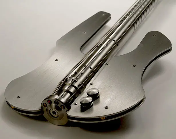 Stash Stainless Bass Guitar by Stan Potyrala