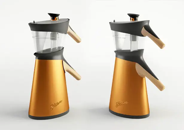 Steam Stove Top Tea Maker by Hakan Gursu