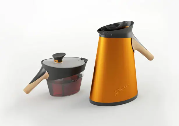 Steam Stove Top Tea Maker by Hakan Gursu