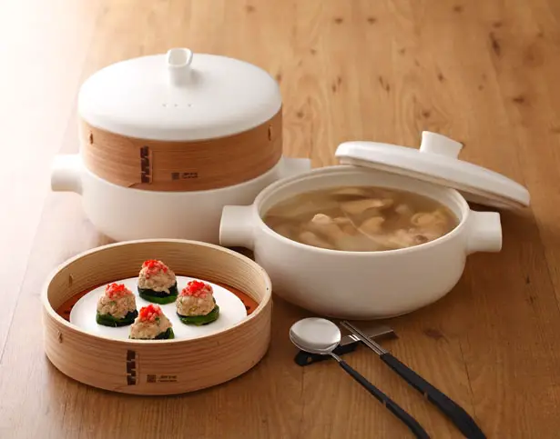 Steamer Set by JIA Inc - Traditional Steamer with Modern Twist