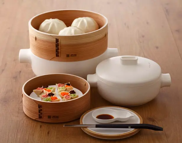 Steamer Set by JIA Inc - Traditional Steamer with Modern Twist