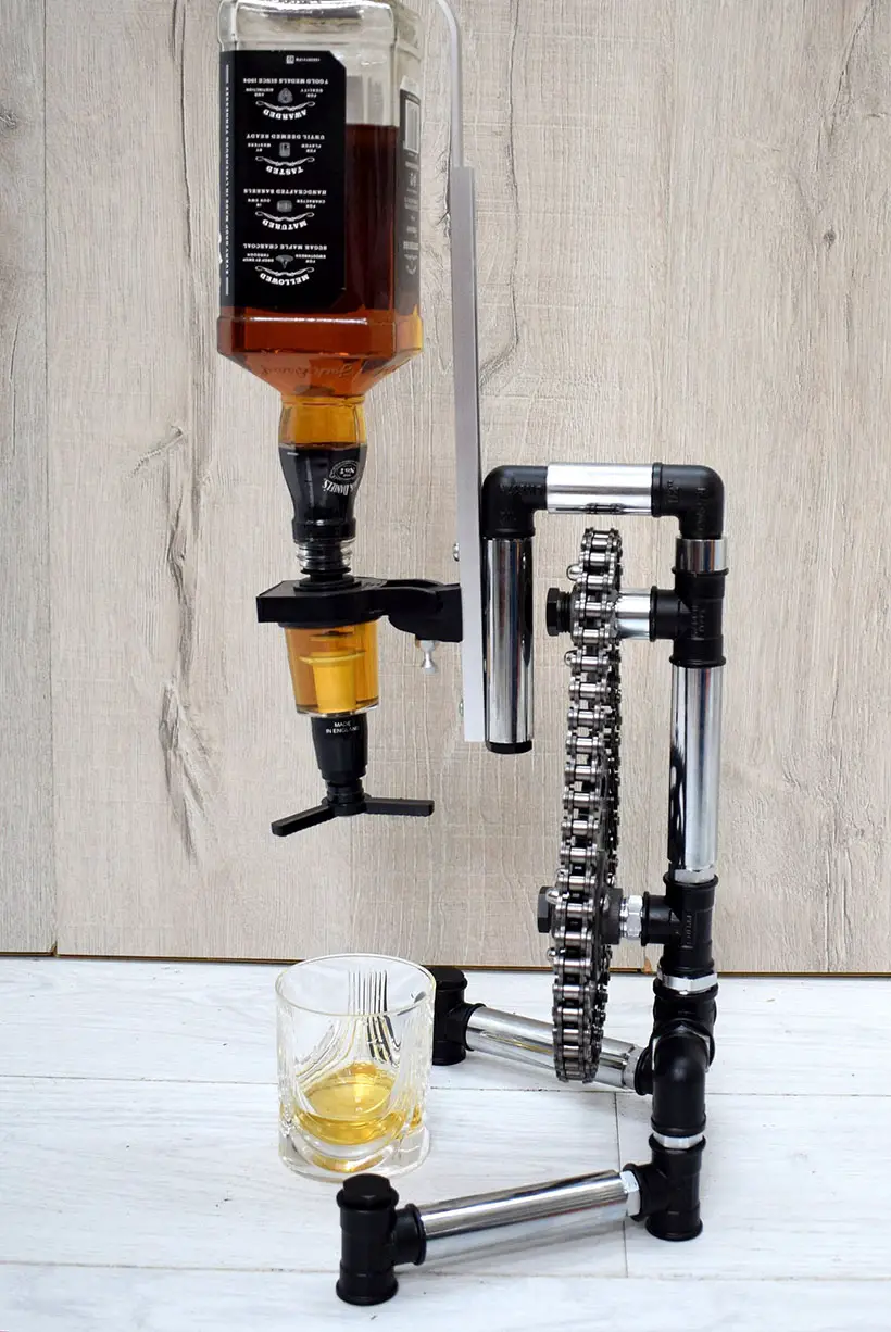 Steampunk Style Handmade Whiskey Dispenser