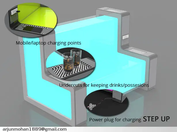 STEP UP - Light Chair by Arjun MM