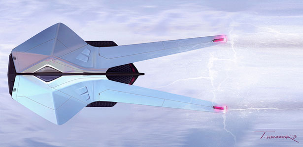 Stingray Spacecraft by Thamer Hannona