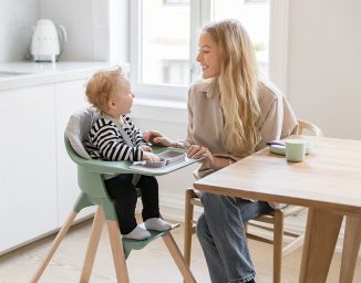 Modern and Ergonomic Stokke Clikk High Chair with Clickable Legs