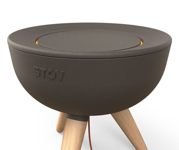 Stov : Modern Electric Fire Pit by Springtime Design Studio