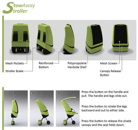 stow away stroller