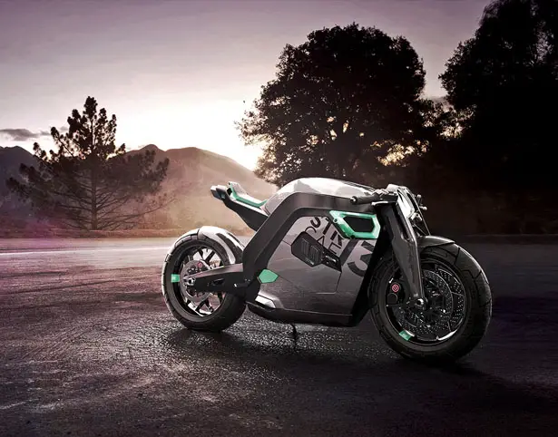 STR CAF 13 Concept Motorcycle: Last Roar of Petrol Engine Before The Silence