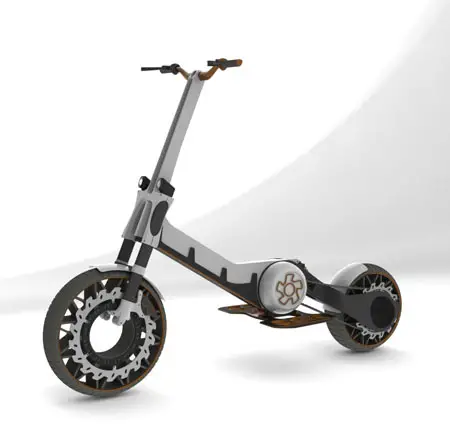 Street Hopper Scooter Features A Compact And Lightweight Construction For Congested Future Streets