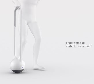 Stride Senze – Futuristic Walking Cane Concept to Empower Elderly People