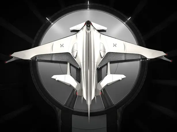 STS A01 Amphibian Aircraft Sci-Fi Movie Concept Project by Rene Gabrielli