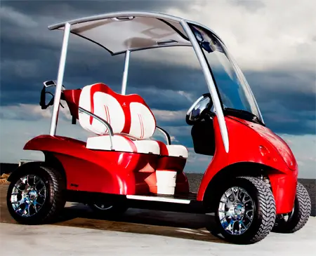 stylish and luxury garia golf car