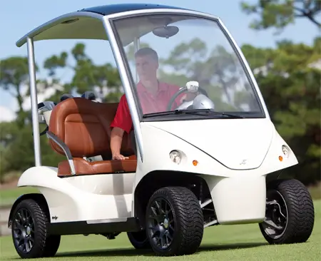 stylish and luxury garia golf car