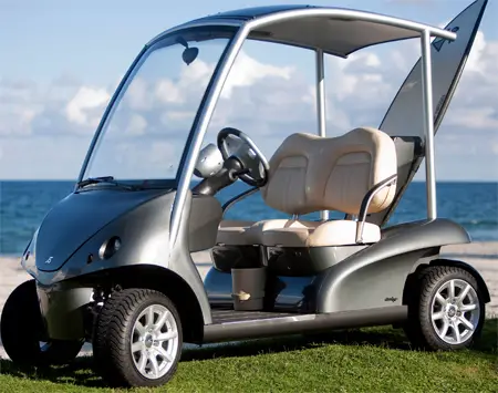 stylish and luxury garia golf car