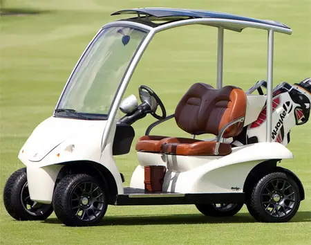 stylish and luxury garia golf car