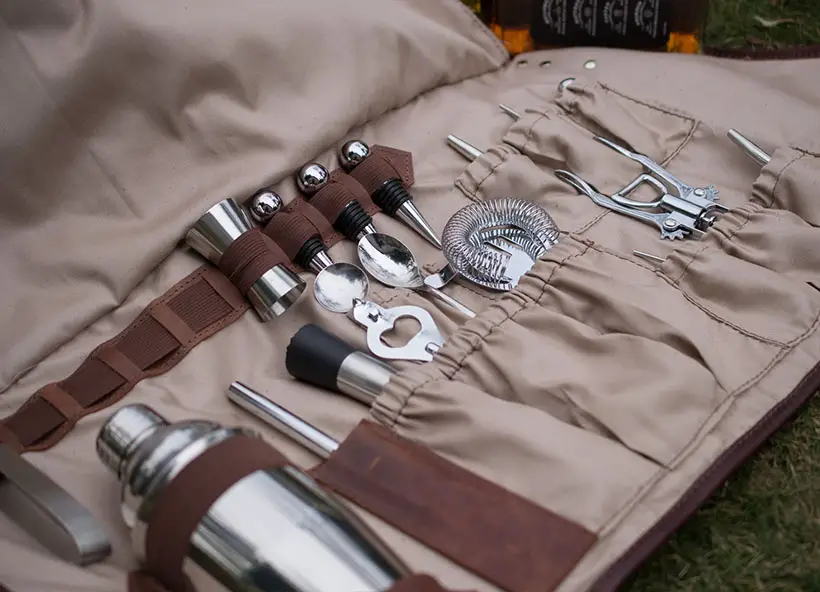 Stylish Organizer Bag For A Bartender On-The-Go