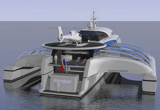 Subsee Concept Yacht by Sylvain Viau Design