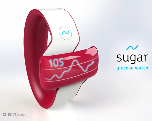 Sugar Glucose Watch by Bolt Group