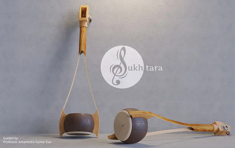 Sukhtara Redesigns Classic Folk Musical Instrument Ektara by Arnab Patra