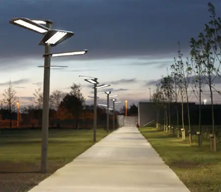 sunflower street lighting