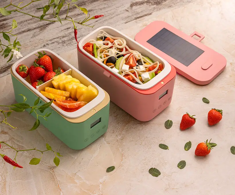 SunnySide: Solar-Powered Self Heating/Cooling Lunchbox