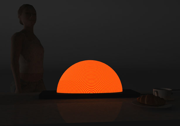 Sunrise Lamp by Natalia Rumyantseva