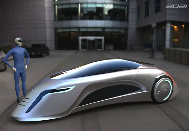 Supersonic Futuristic Car for 2021