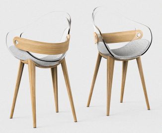 Elegant Swan Inspired Office Chair by Miio Studio