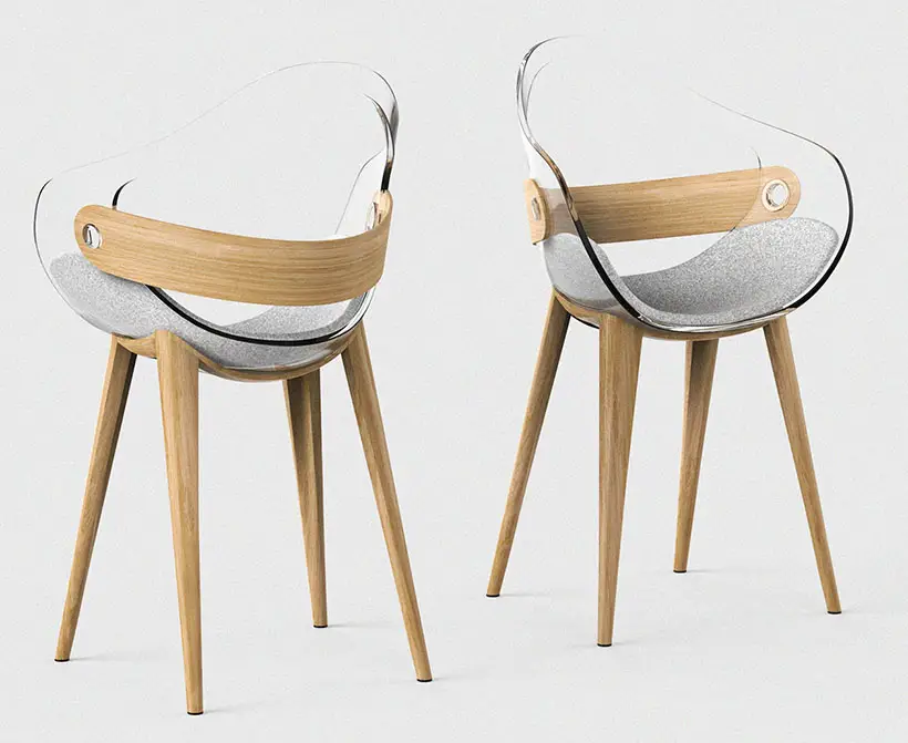 Swan Inspired Office Chair by Miio Studio
