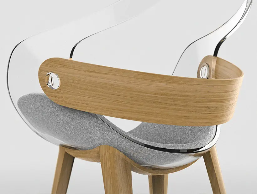 Swan Inspired Office Chair by Miio Studio