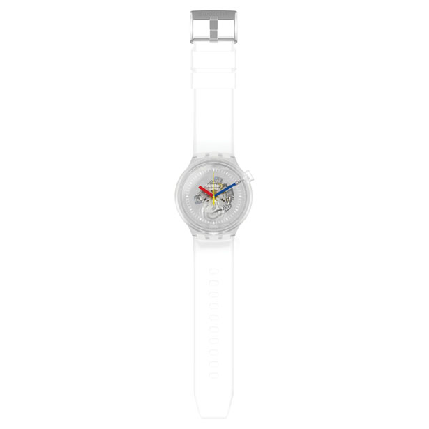 Swatch Big Bold Jellyfish Transparent Watch