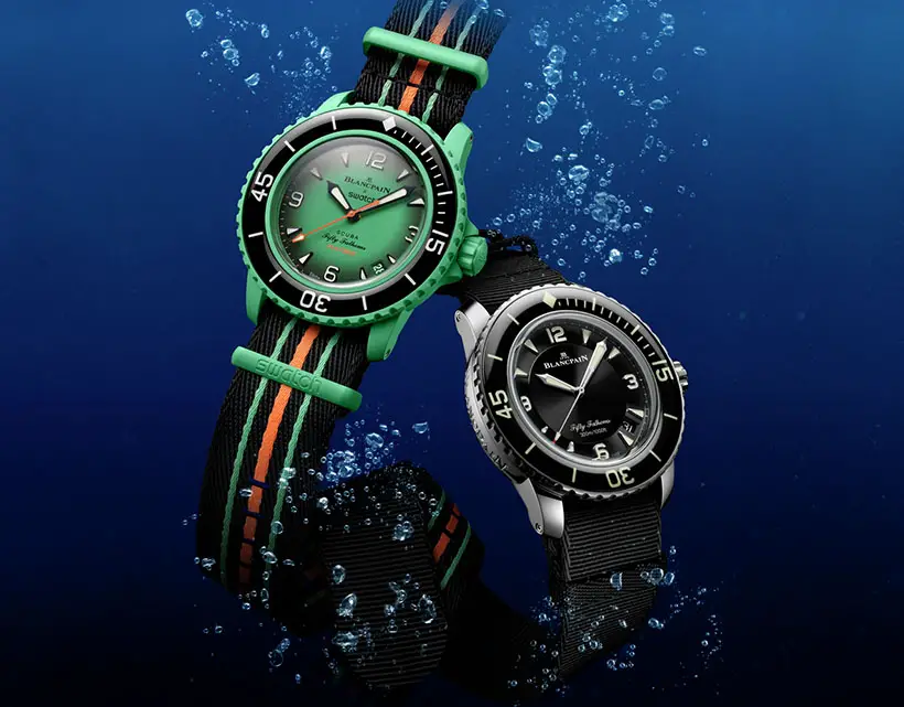 Swatch x Blancpain Bioceramic Scuba Fifty Fathoms Collection Features Five Mechanical Watches