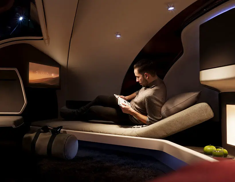 Swift Pod – Autonomous Overnight Travel Pod by XOIO