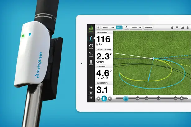 Swingbyte Device for Golfer