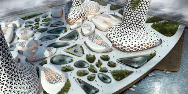 The Symbiotic Towers by Amorphous Studio