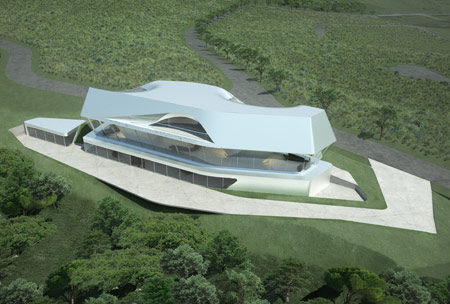 symbiotic villa by zaha hadid