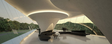 symbiotic villa by zaha hadid